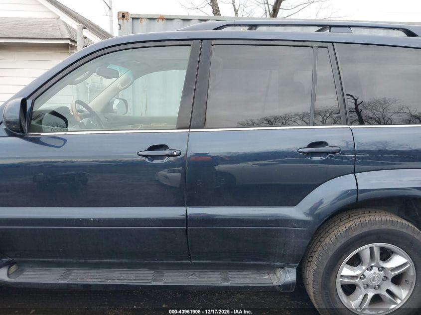 2003 Lexus Gx 470 VIN: JTJBT20X930021231 Lot: 43961908