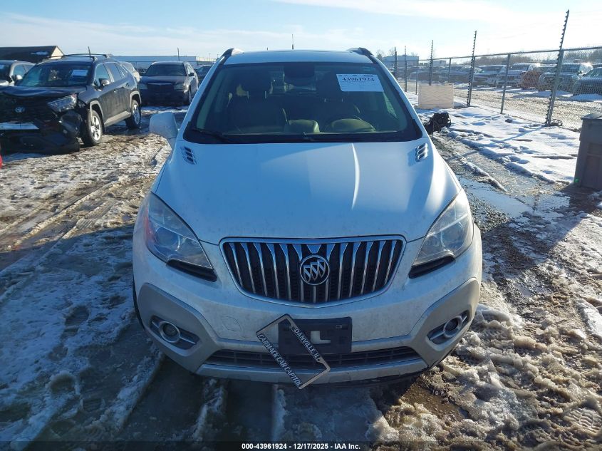 2013 Buick Encore Leather VIN: KL4CJCSB9DB127926 Lot: 43961924