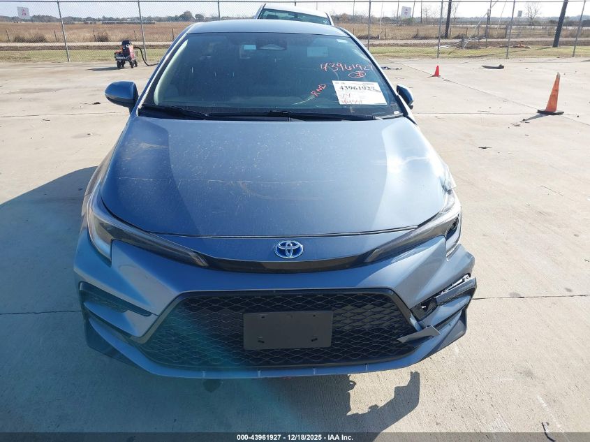 2024 Toyota Corolla Hybrid Se VIN: JTDBCMFE8R3041238 Lot: 43961927