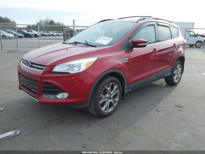 Vin: 1fmcu9h90dud32328, lot: 44457590, ford escape sel 20132