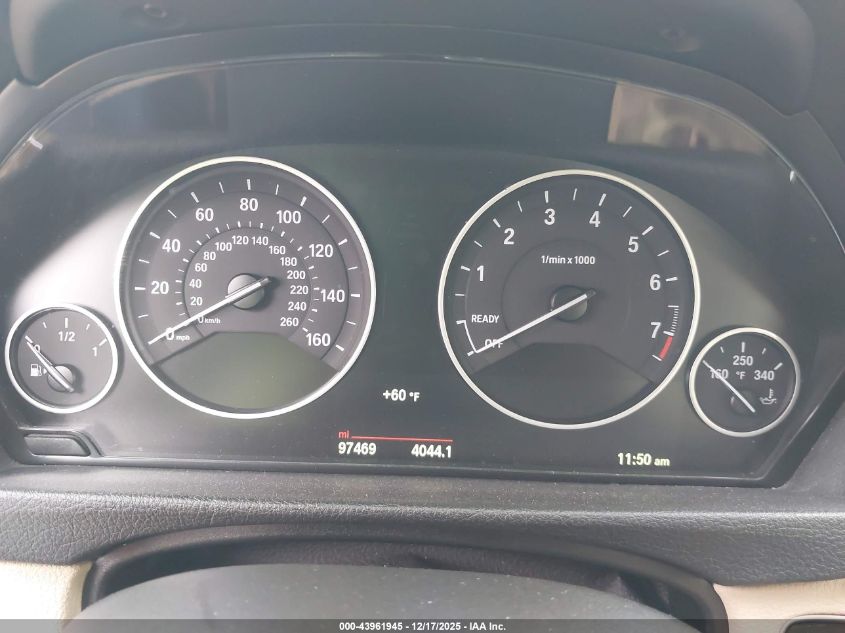 2015 BMW 328I VIN: WBA3A5G54FNS83438 Lot: 43961945