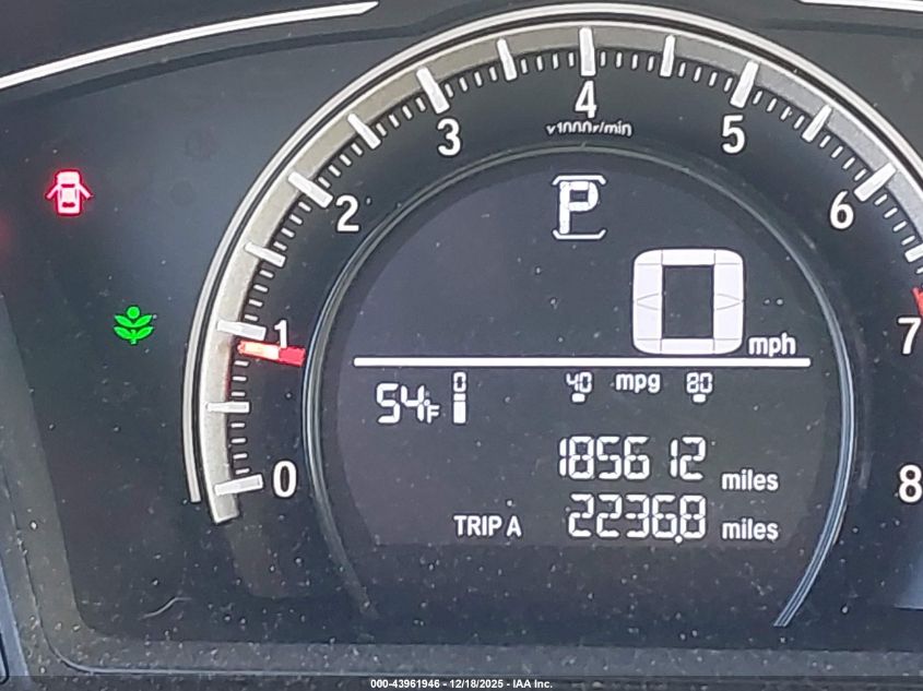 2017 Honda Civic Lx VIN: 19XFC2F57HE201610 Lot: 43961946