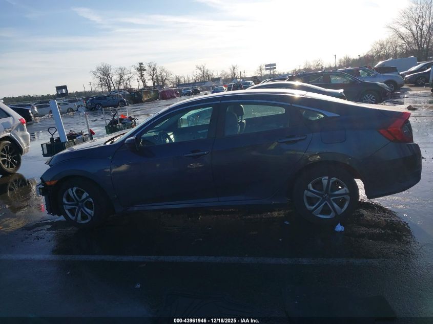 2017 Honda Civic Lx VIN: 19XFC2F57HE201610 Lot: 43961946