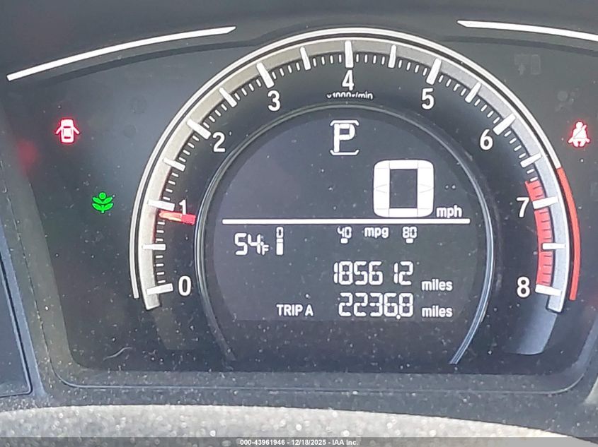 2017 Honda Civic Lx VIN: 19XFC2F57HE201610 Lot: 43961946