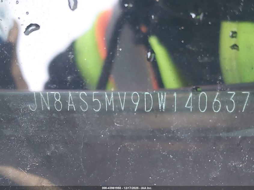 2013 Nissan Rogue S VIN: JN8AS5MV9DW140637 Lot: 43961958