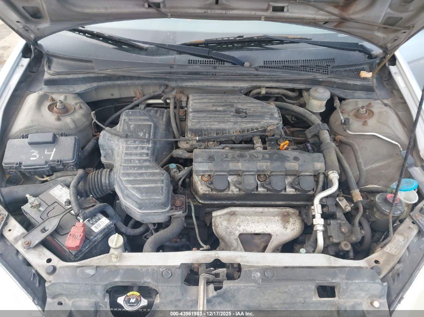 2004 Honda Civic Vp VIN: 2HGES16314H631009 Lot: 43961983