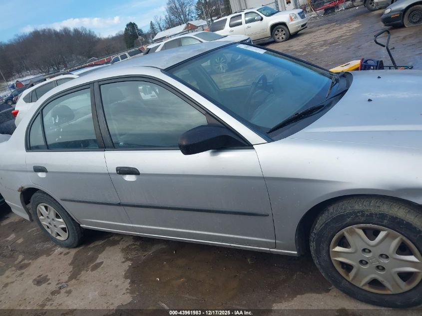 2004 Honda Civic Vp VIN: 2HGES16314H631009 Lot: 43961983