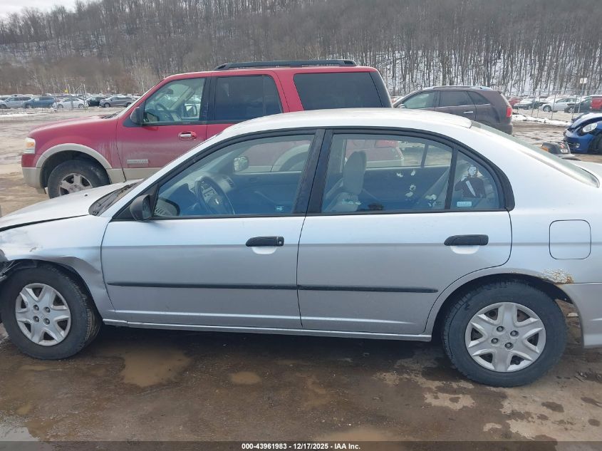2004 Honda Civic Vp VIN: 2HGES16314H631009 Lot: 43961983
