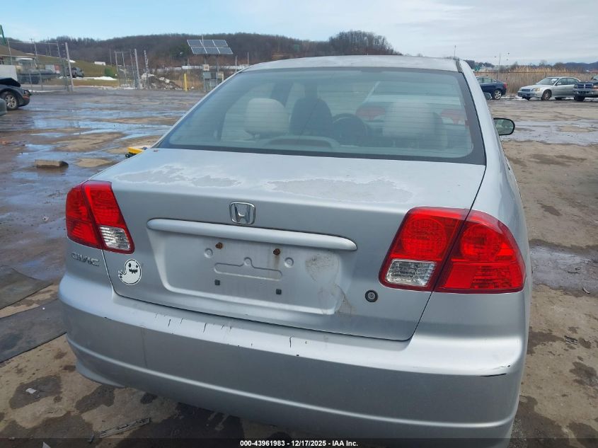 2004 Honda Civic Vp VIN: 2HGES16314H631009 Lot: 43961983