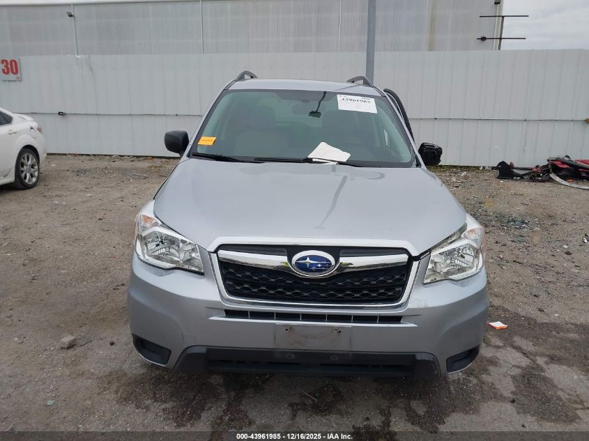 2016 Subaru Forester 2.5I VIN: JF2SJABC2GH443668 Lot: 43961985