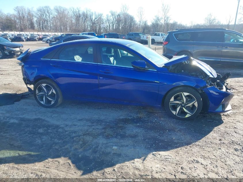2023 Hyundai Elantra Limited VIN: KMHLP4AGXPU487590 Lot: 43962001