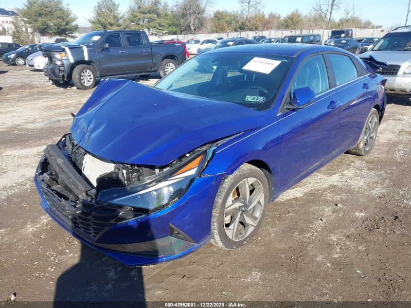 2023 Hyundai Elantra Limited VIN: KMHLP4AGXPU487590 Lot: 43962001