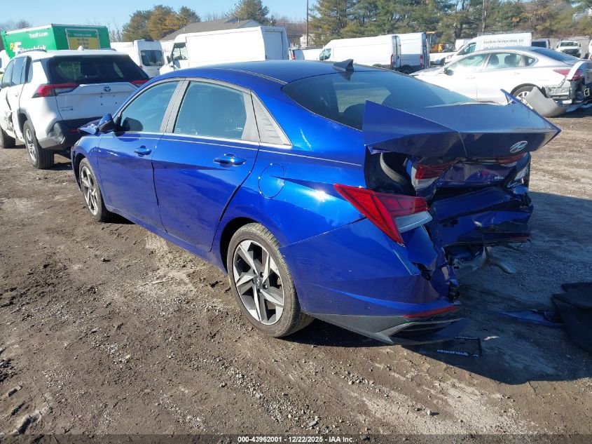 2023 Hyundai Elantra Limited VIN: KMHLP4AGXPU487590 Lot: 43962001