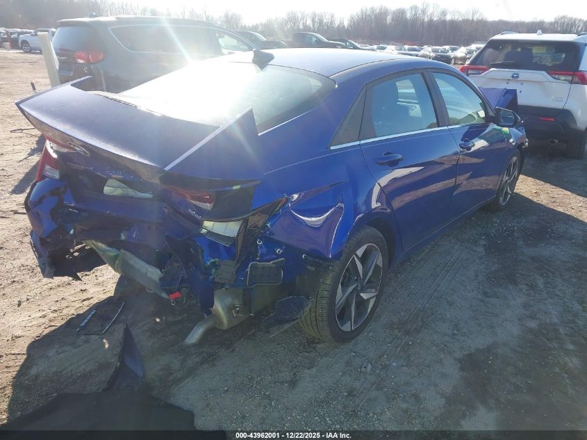 2023 Hyundai Elantra Limited VIN: KMHLP4AGXPU487590 Lot: 43962001