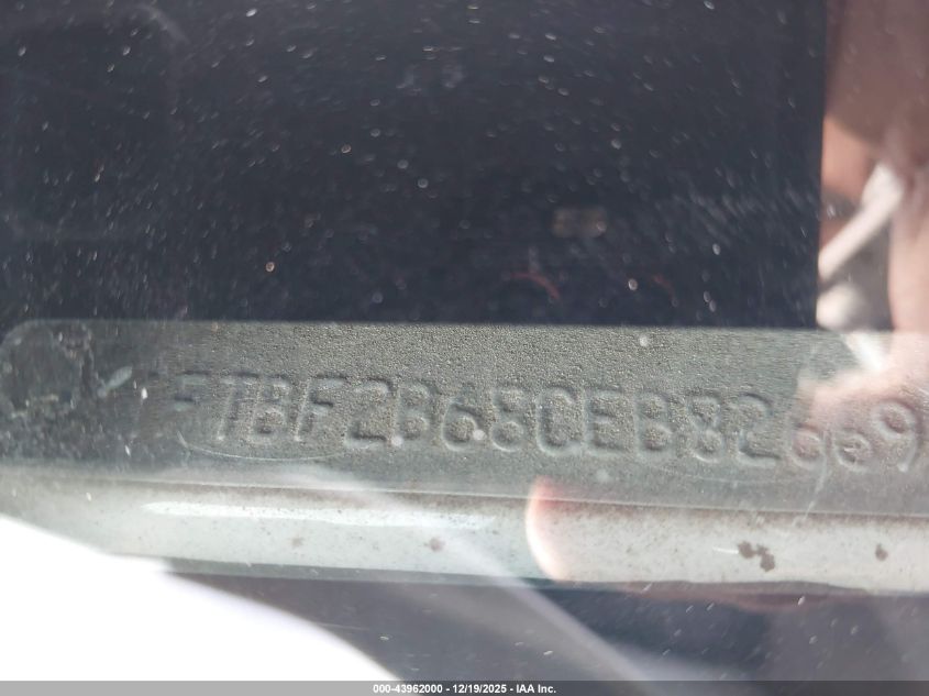 2012 Ford F-250 Xl VIN: 1FTBF2B68CEB82669 Lot: 43962000