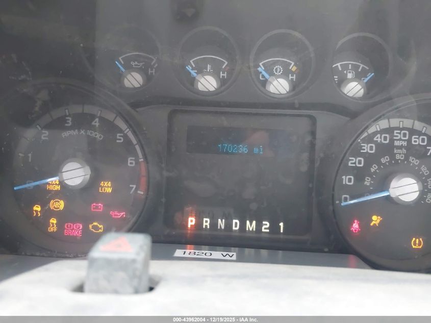 2012 Ford F-250 Xl VIN: 1FTBF2B6XCEB82673 Lot: 43962004