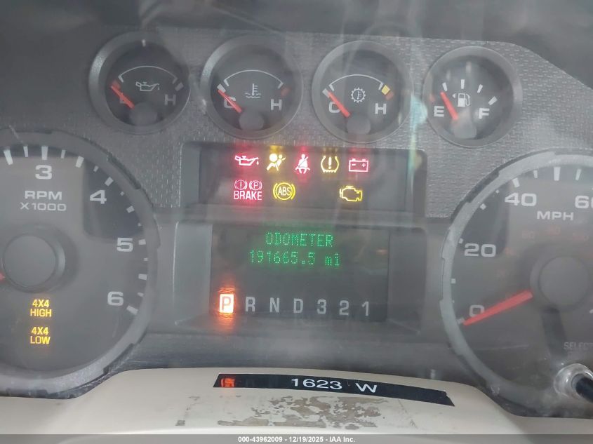 2009 Ford F-250 Fx4/King Ranch/Lariat/Xl/Xlt VIN: 1FTSW21579EB08631 Lot: 43962009