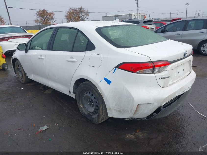 2025 Toyota Corolla Hybrid Le VIN: JTDBCMFE7S3082286 Lot: 43962013