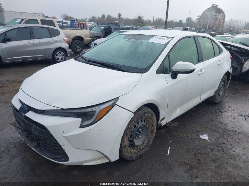 2025 Toyota Corolla Hybrid Le VIN: JTDBCMFE7S3082286 Lot: 43962013