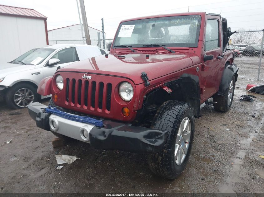 2013 Jeep Wrangler Sahara VIN: 1C4AJWBG6DL558406 Lot: 43962017