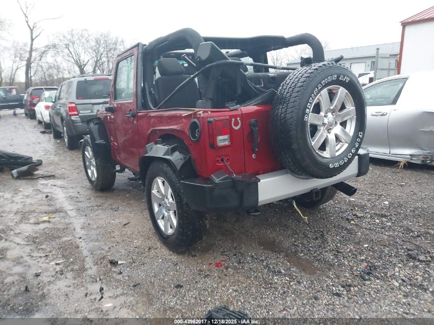 2013 Jeep Wrangler Sahara VIN: 1C4AJWBG6DL558406 Lot: 43962017