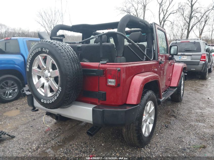 2013 Jeep Wrangler Sahara VIN: 1C4AJWBG6DL558406 Lot: 43962017