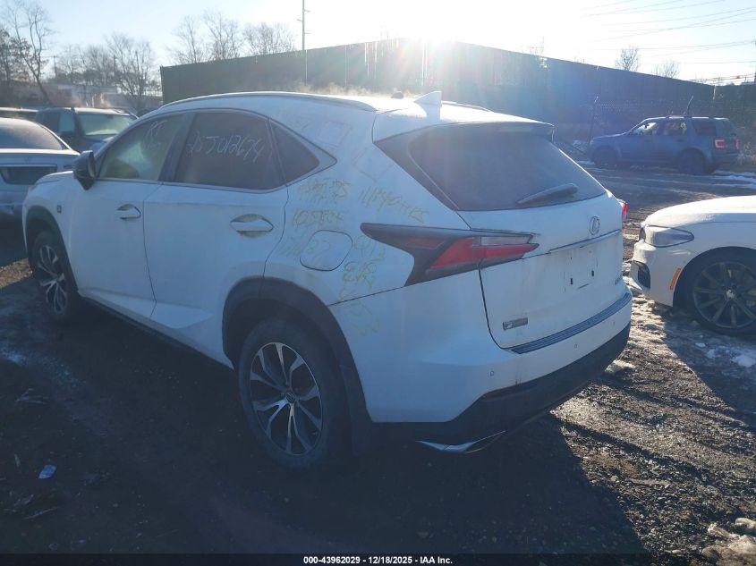 2015 Lexus Nx 200T F Sport VIN: JTJBARBZ5F2031499 Lot: 43962029