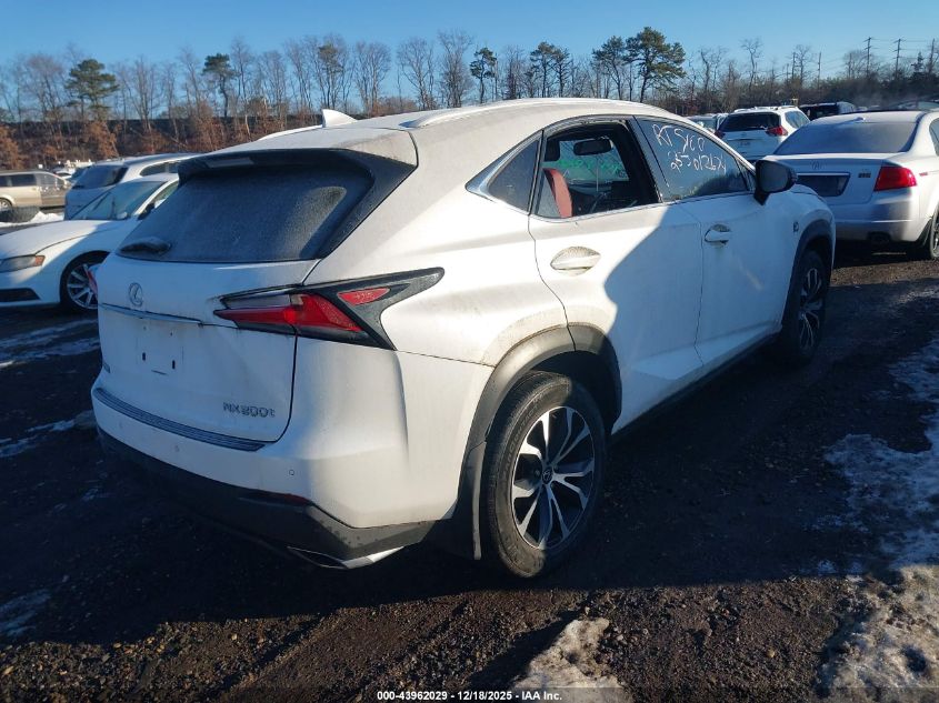 2015 Lexus Nx 200T F Sport VIN: JTJBARBZ5F2031499 Lot: 43962029