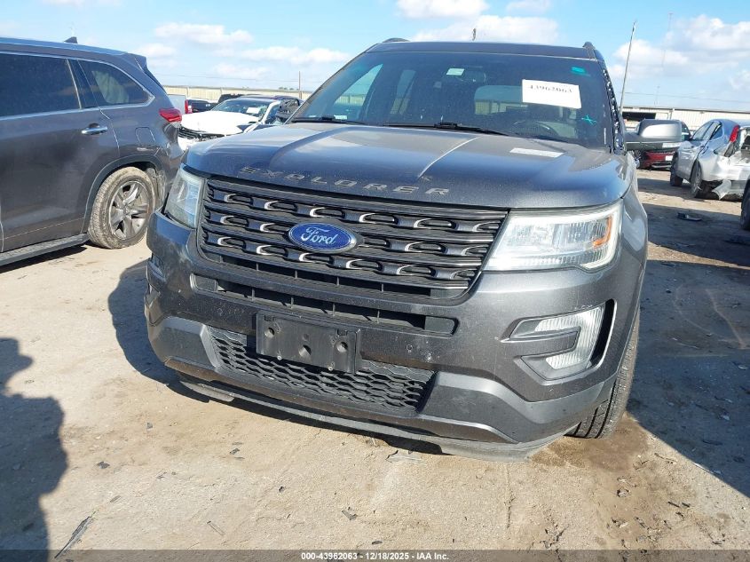 2017 Ford Explorer Xlt VIN: 1FM5K7D81HGA86653 Lot: 43962063
