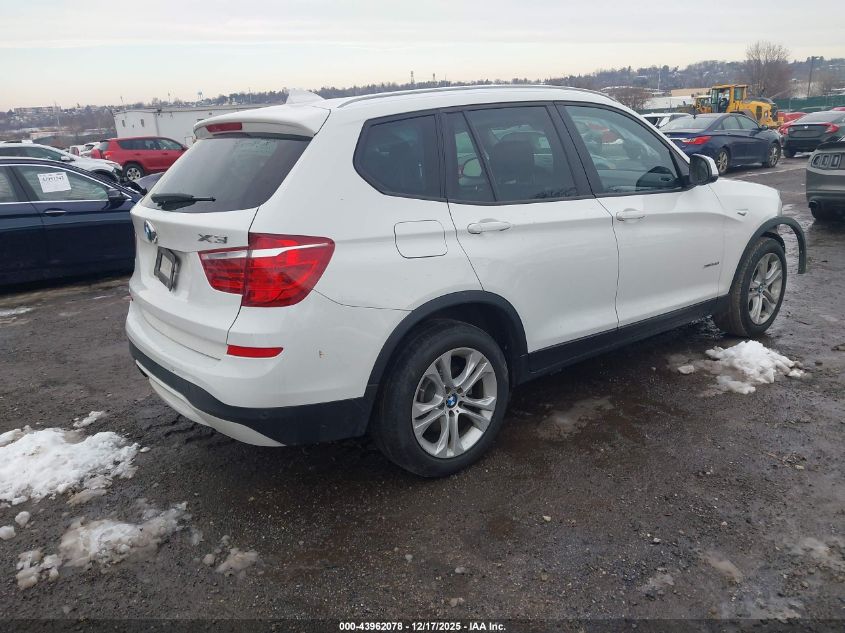 2017 BMW X3 xDrive35I VIN: 5UXWX7C57H0S20008 Lot: 43962078
