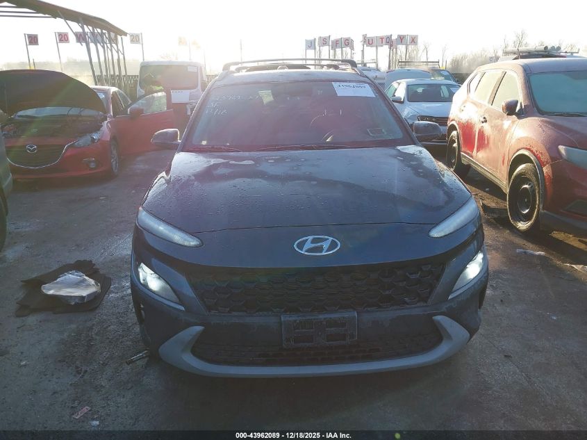 2022 Hyundai Kona Sel VIN: KM8K6CAB1NU806322 Lot: 43962089