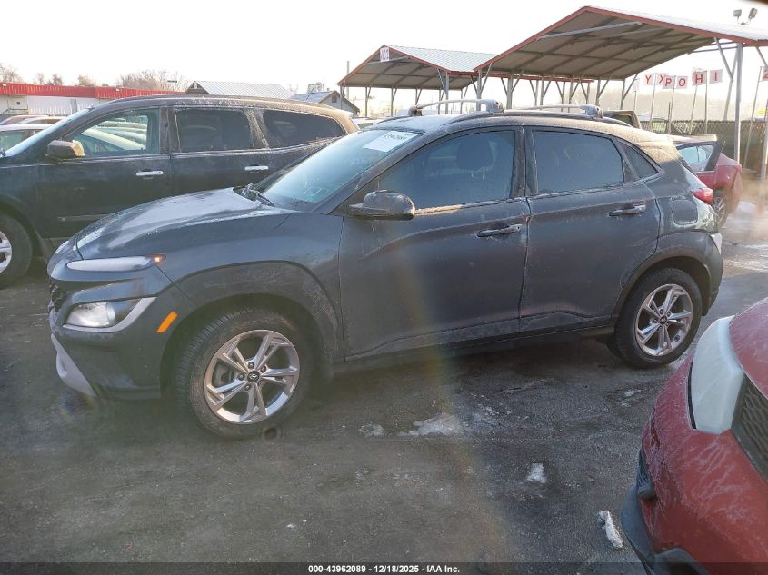 2022 Hyundai Kona Sel VIN: KM8K6CAB1NU806322 Lot: 43962089