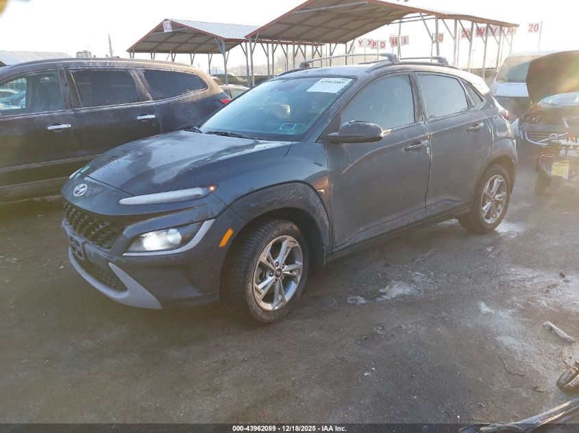 2022 Hyundai Kona Sel VIN: KM8K6CAB1NU806322 Lot: 43962089