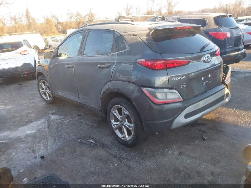2022 Hyundai Kona Sel VIN: KM8K6CAB1NU806322 Lot: 43962089