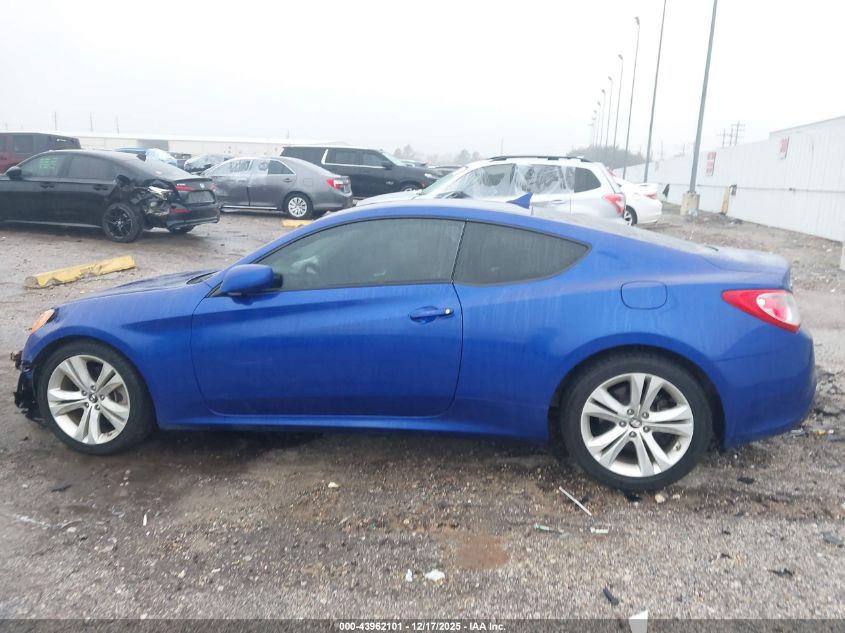 2012 Hyundai Genesis 2.0T VIN: KMHHT6KD2CU079225 Lot: 43962101