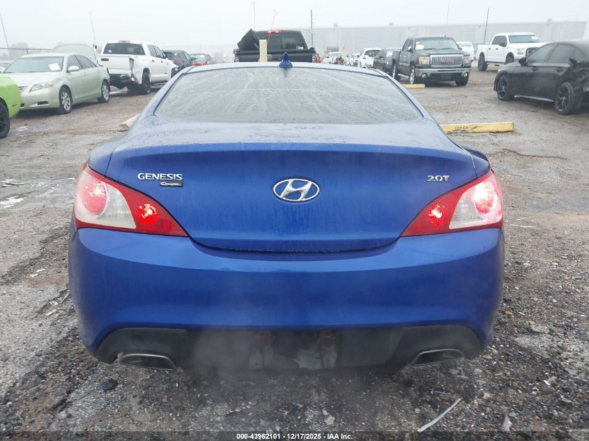 2012 Hyundai Genesis 2.0T VIN: KMHHT6KD2CU079225 Lot: 43962101