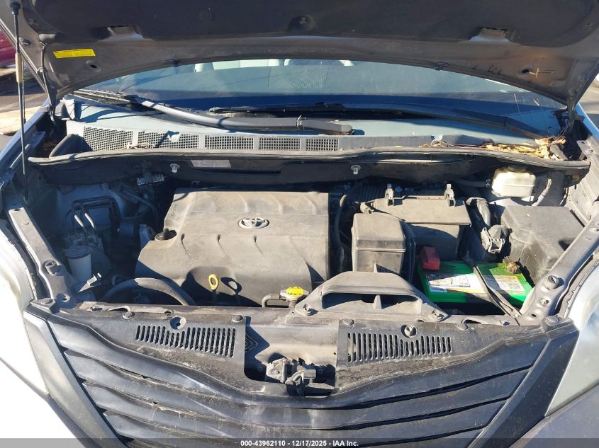 2011 Toyota Sienna Base V6 VIN: 05TDZK3DC5BS13147 Lot: 43962110