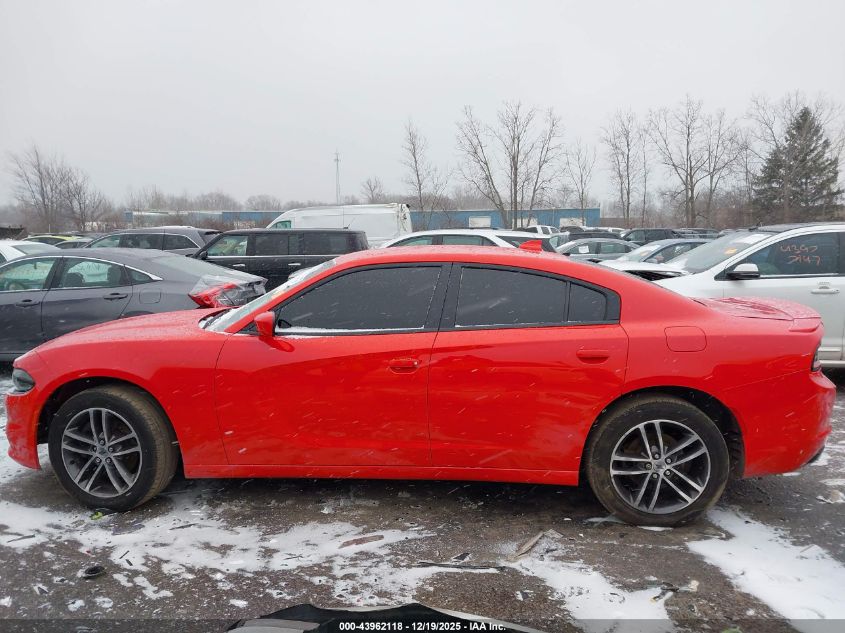2019 Dodge Charger Sxt Awd VIN: 2C3CDXJG4KH550455 Lot: 43962118
