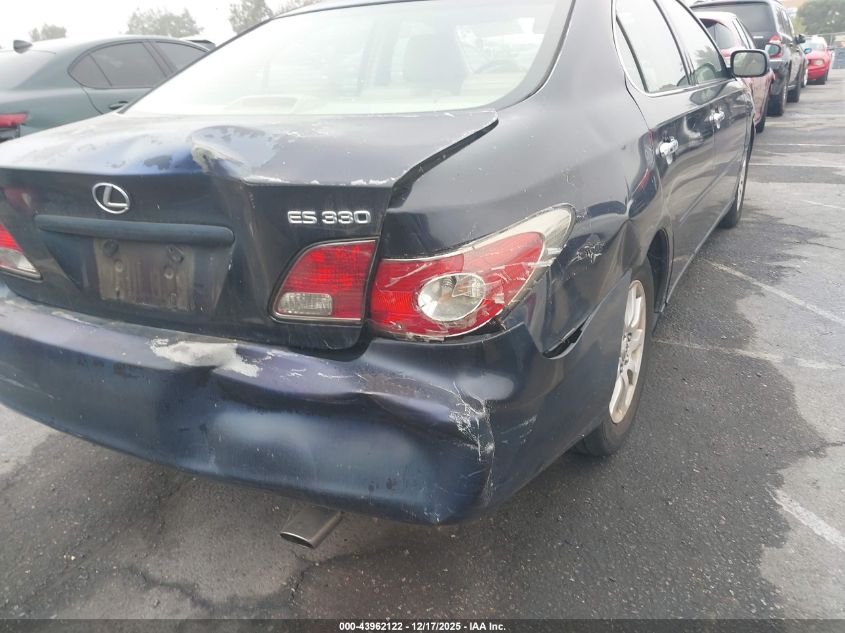 2004 Lexus Es 330 VIN: JTHBA30GX45054336 Lot: 43962122