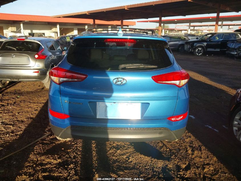 2017 Hyundai Tucson Se Plus VIN: KM8J33A40HU481611 Lot: 43962127