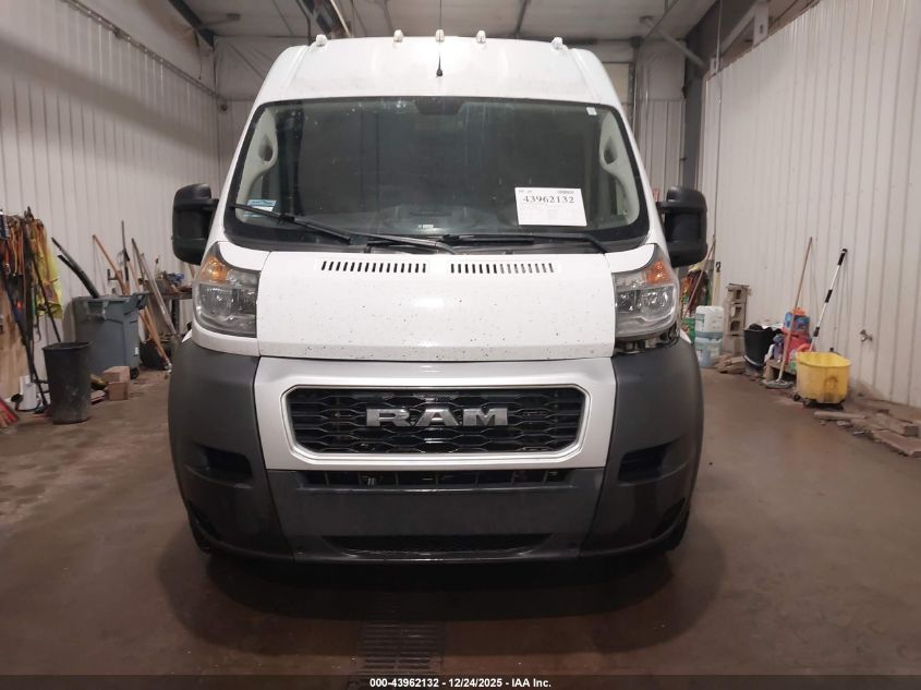 2021 Ram Promaster 3500 Cargo Van High Roof 159 Wb Ext VIN: 3C6MRVJG5ME545339 Lot: 43962132