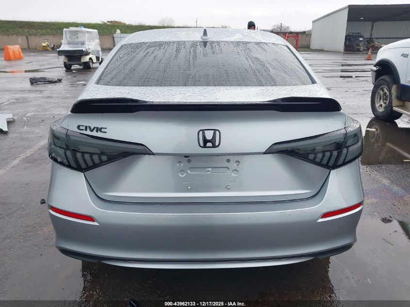 2025 Honda Civic Hybrid Sport/Sport Touring VIN: 2HGFE4F84SH337612 Lot: 43962133