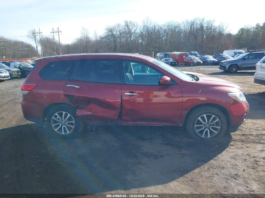 2013 Nissan Pathfinder S VIN: 5N1AR2MM1DC669624 Lot: 43962140