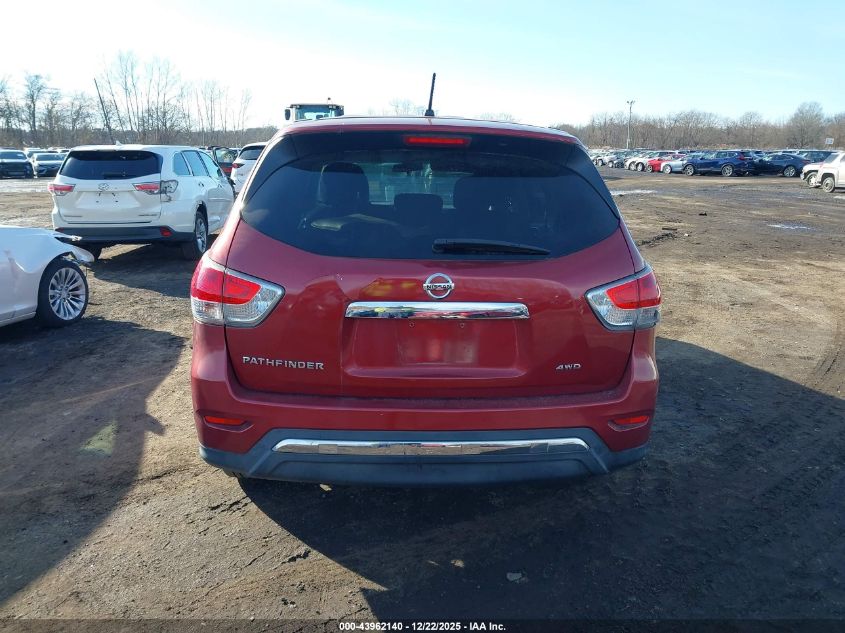 2013 Nissan Pathfinder S VIN: 5N1AR2MM1DC669624 Lot: 43962140
