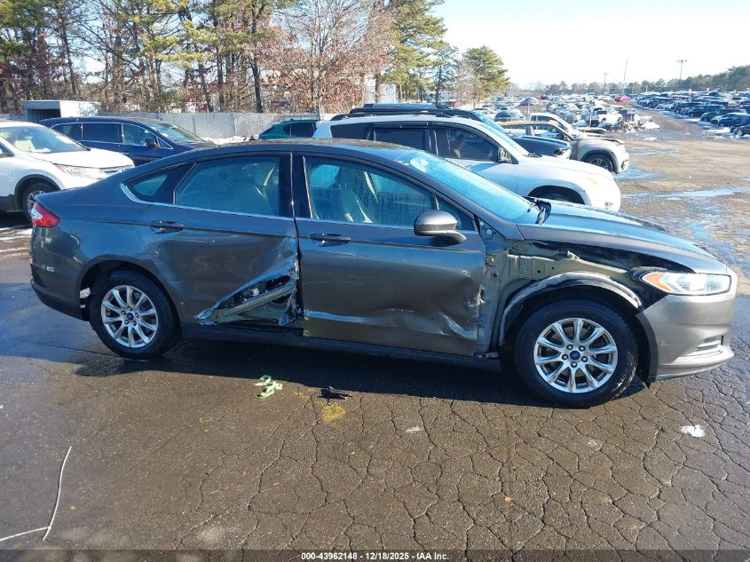 2015 Ford Fusion S VIN: 3FA6P0G72FR211661 Lot: 43962148