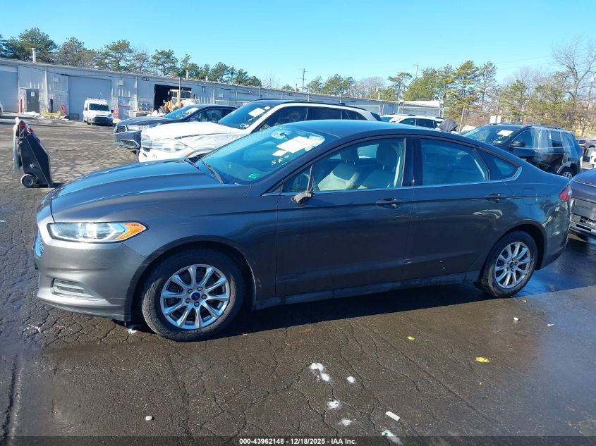 2015 Ford Fusion S VIN: 3FA6P0G72FR211661 Lot: 43962148