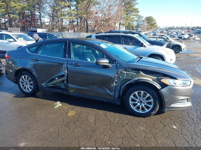 2015 Ford Fusion S VIN: 3FA6P0G72FR211661 Lot: 43962148