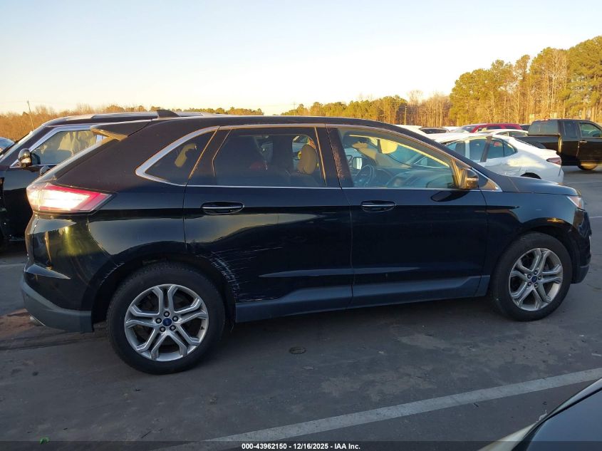 2018 Ford Edge Titanium VIN: 2FMPK3K92JBB68434 Lot: 43962150