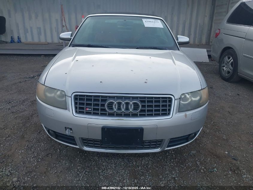 2006 Audi S4 VIN: WUARL48H46K900691 Lot: 43962152