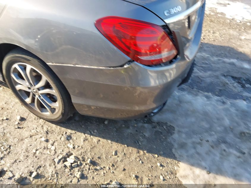 2017 Mercedes-Benz C 300 4Matic VIN: 55SWF4KB7HU215692 Lot: 43962154